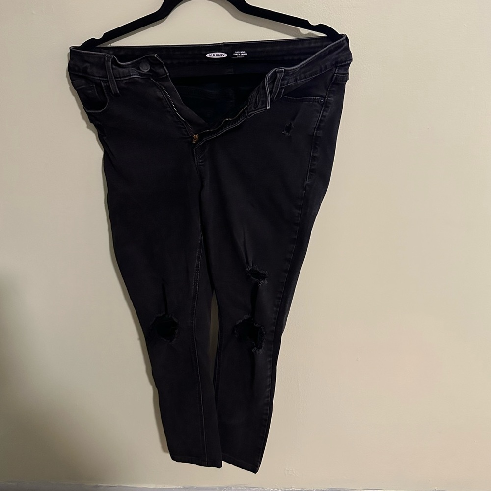 Old navy black skinny jeans